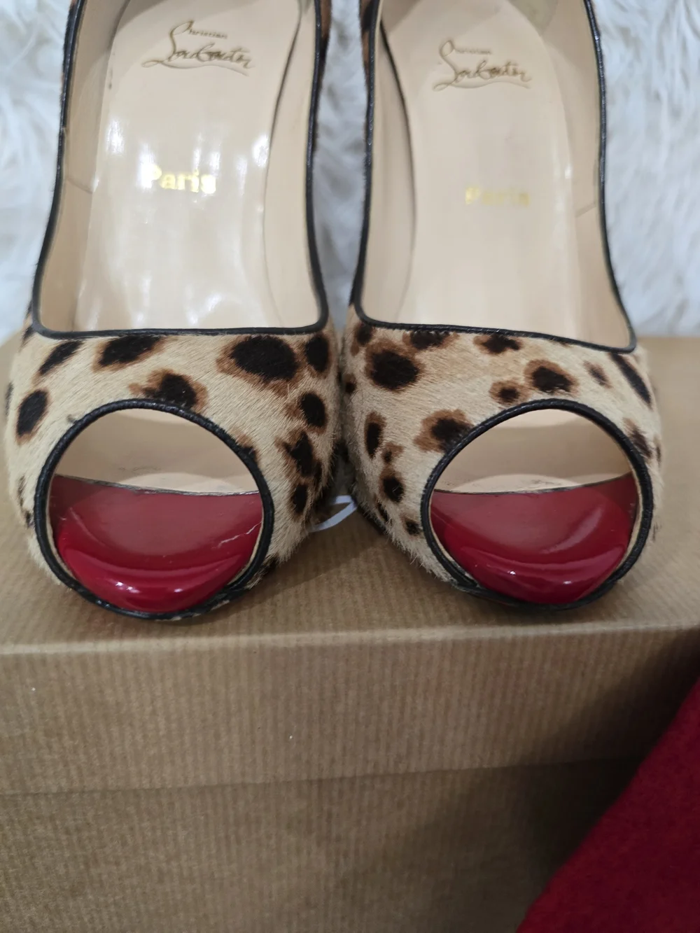 Christian Louboutin leopard print